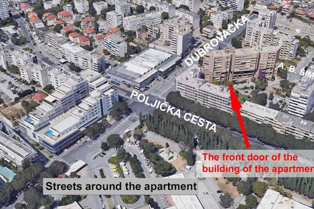 Eurit Apartment Shown In Detail Сплит Екстериор снимка