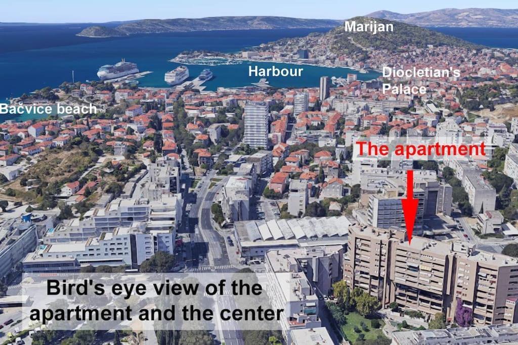 Eurit Apartment Shown In Detail Сплит Екстериор снимка
