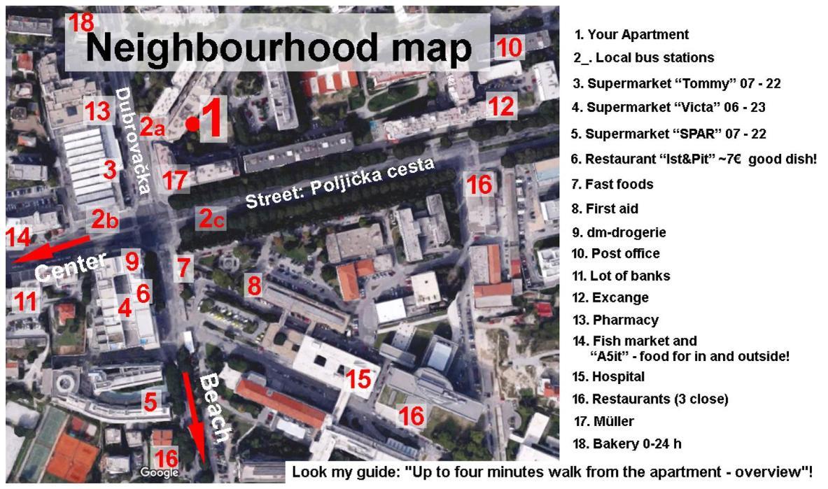 Eurit Apartment Shown In Detail Сплит Екстериор снимка